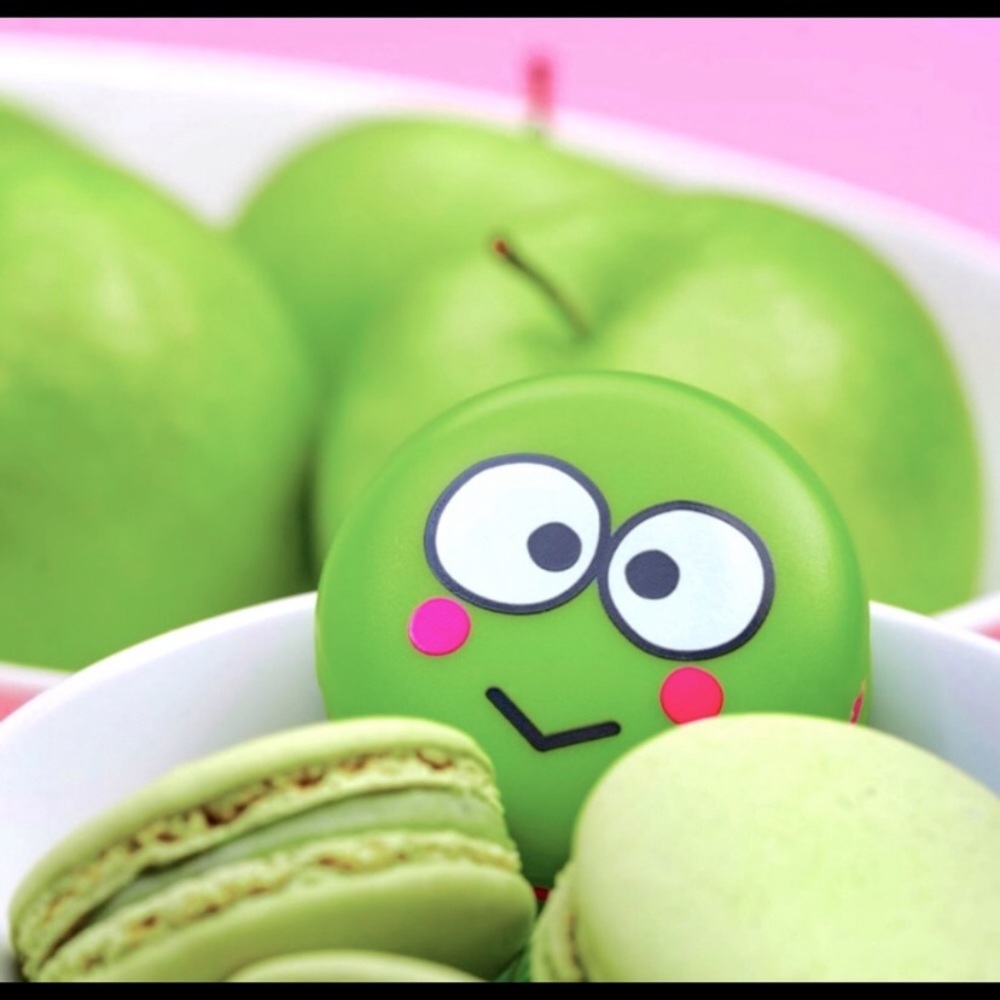 The Crème Shop Sanrio Keroppi Macaron lip balm